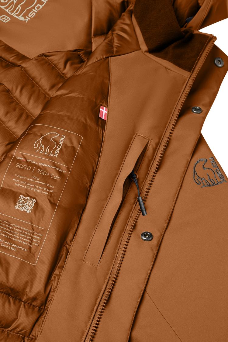 Nordisk Nordisk Vigdis Daunenmantel Damen - Leather Brown - 2 | SportScheck