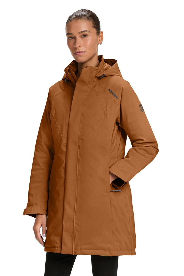 Nordisk Nordisk Vigdis Daunenmantel Damen - Leather Brown - 0 | SportScheck