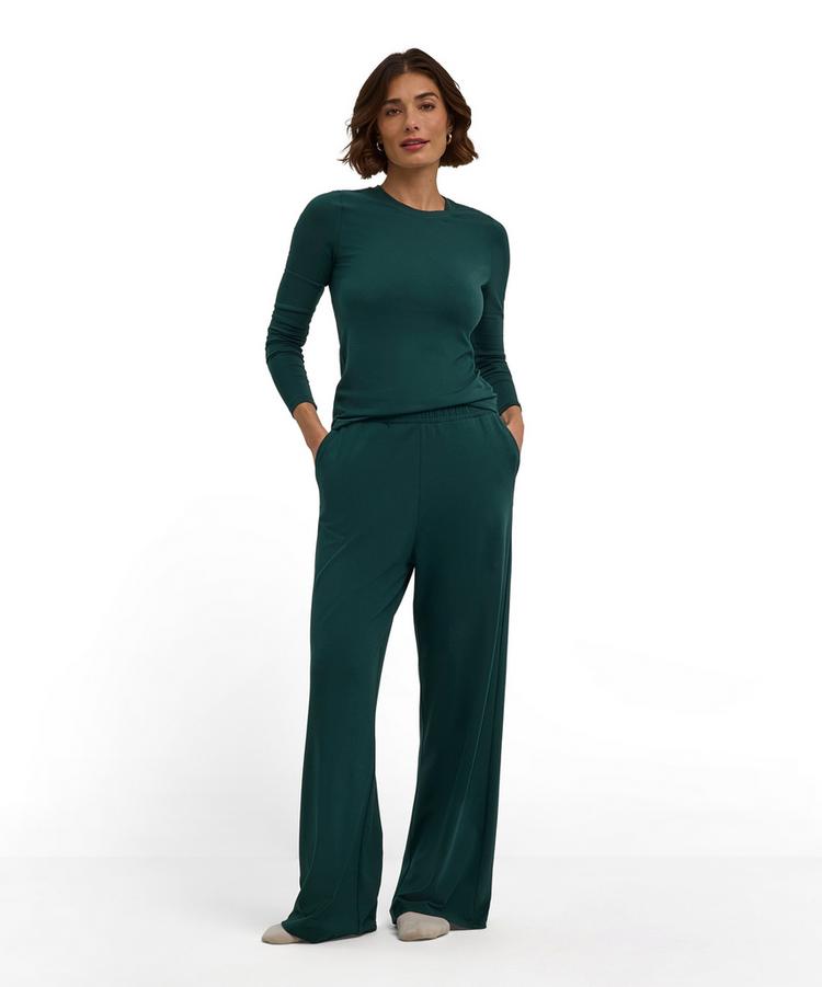 Falke Falke Leisure Wide Trousers Hose Damen - pine grove (7337) - 0 | SportScheck