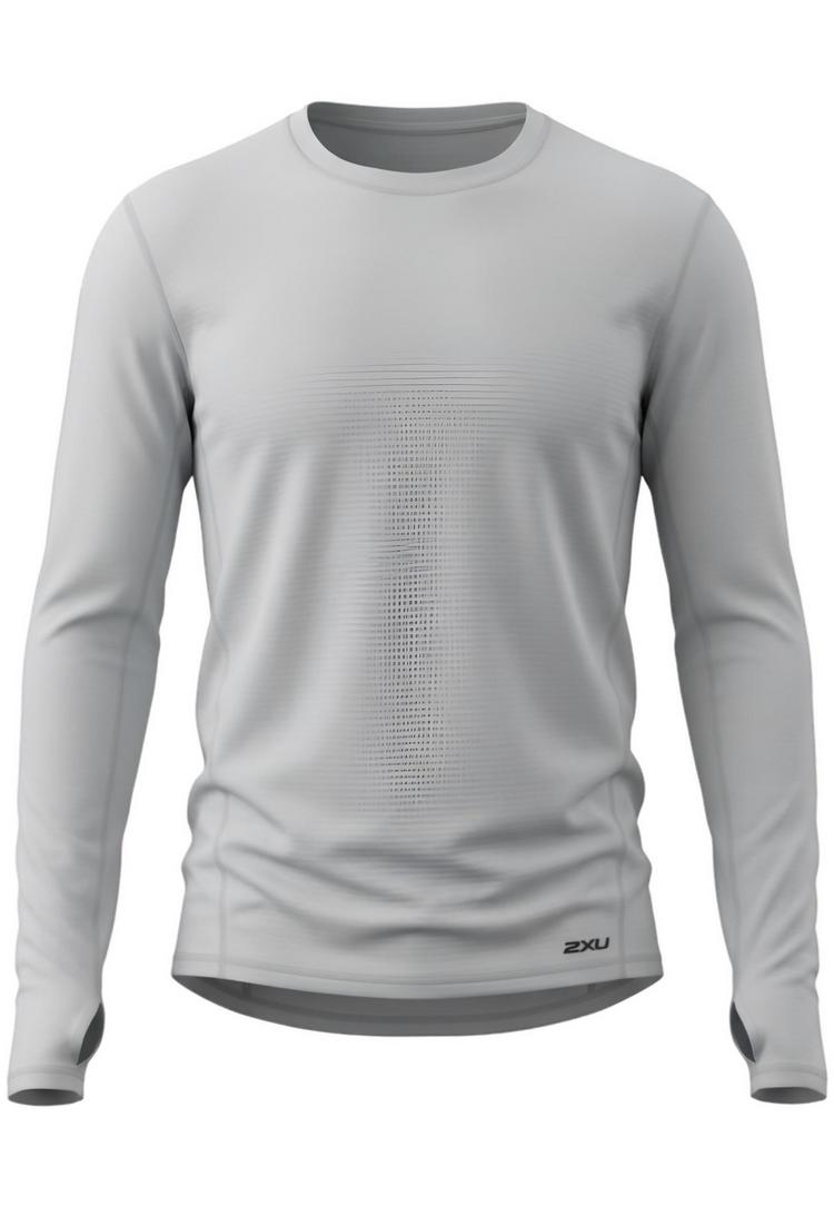 2XU 2XU Ignition Grid Base Layer Funktionsshirt Herren - harbor mist-black reflective - 0 | SportScheck