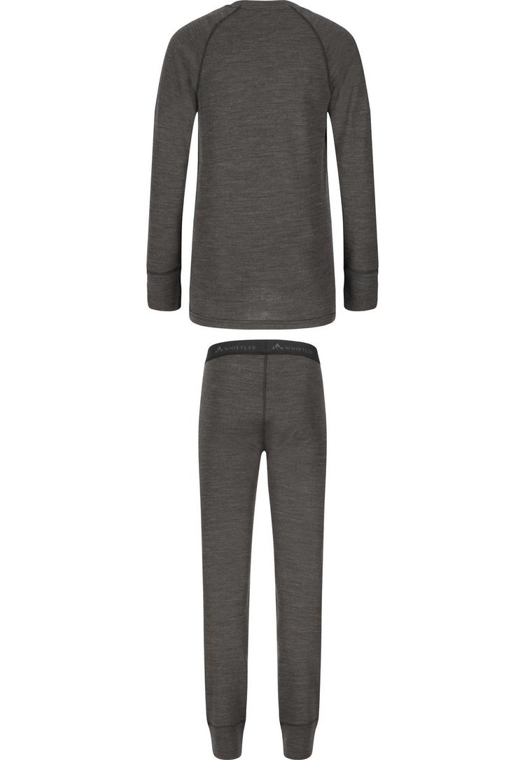 Whistler Whistler Farsund W&auml;scheset Kinder - 1011 Dark Grey Melange - 2 | SportScheck
