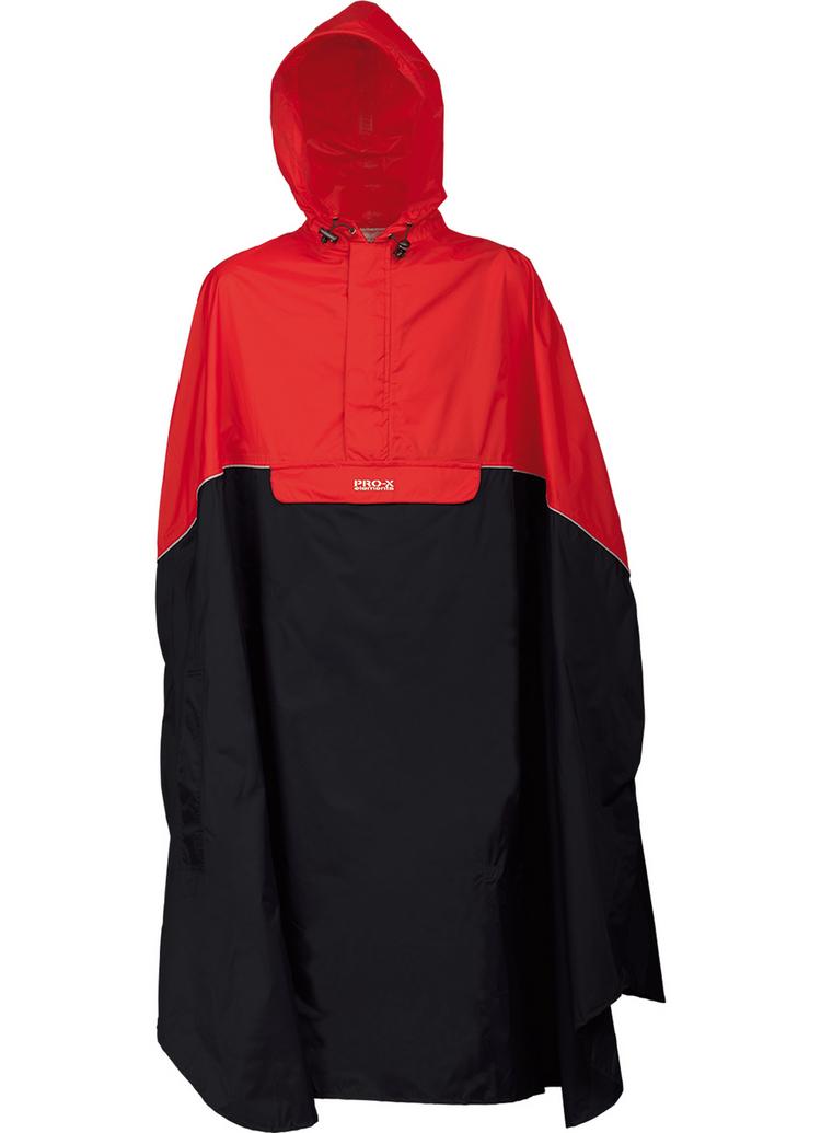 PRO-X elements PRO-X elements TRENTO Poncho - Rot/Charcoal - 0 | SportScheck