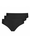 Snocks Nahtlose Hipster Panties Unterhose Damen - Black