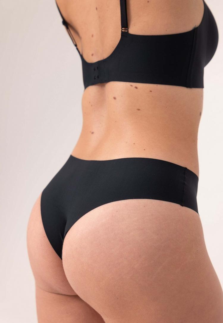 Snocks Snocks Nahtlose Hipster Panties Unterhose Damen - Black - 3 | SportScheck
