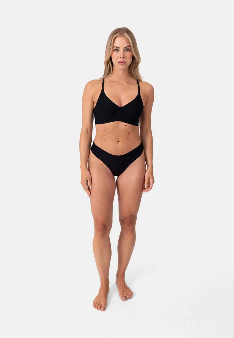 Snocks Snocks Nahtlose Tangas Unterhose Damen - Black - 0 | SportScheck
