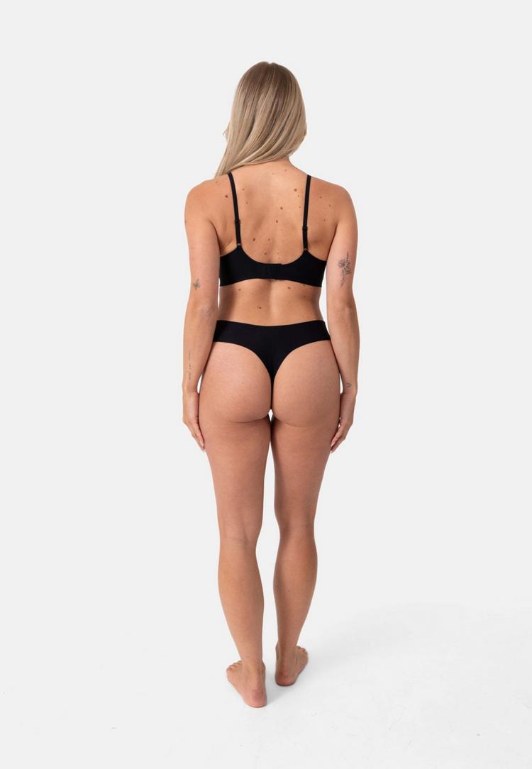 Snocks Snocks Nahtlose Tangas Unterhose Damen - Black - 2 | SportScheck