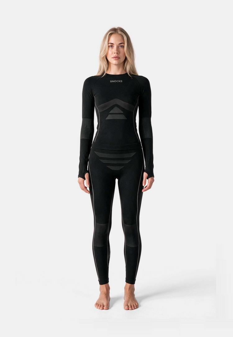Snocks Snocks Thermo Longsleeve Damen W&auml;scheset Damen - Black - 0 | SportScheck