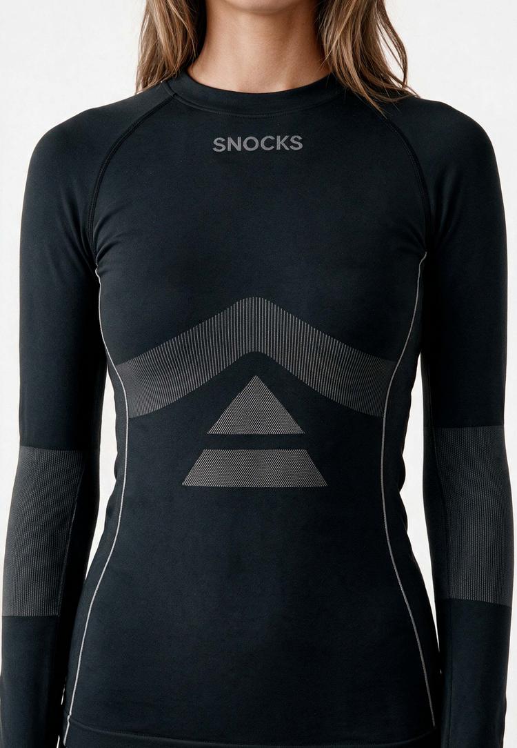 Snocks Snocks Thermo Longsleeve Damen W&auml;scheset Damen - Anthracite - 3 | SportScheck