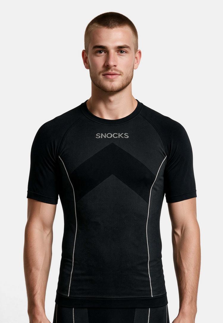 Snocks Snocks Thermounterw&auml;sche Set Herren 3/4 W&auml;scheset Herren - Black - 1 | SportScheck