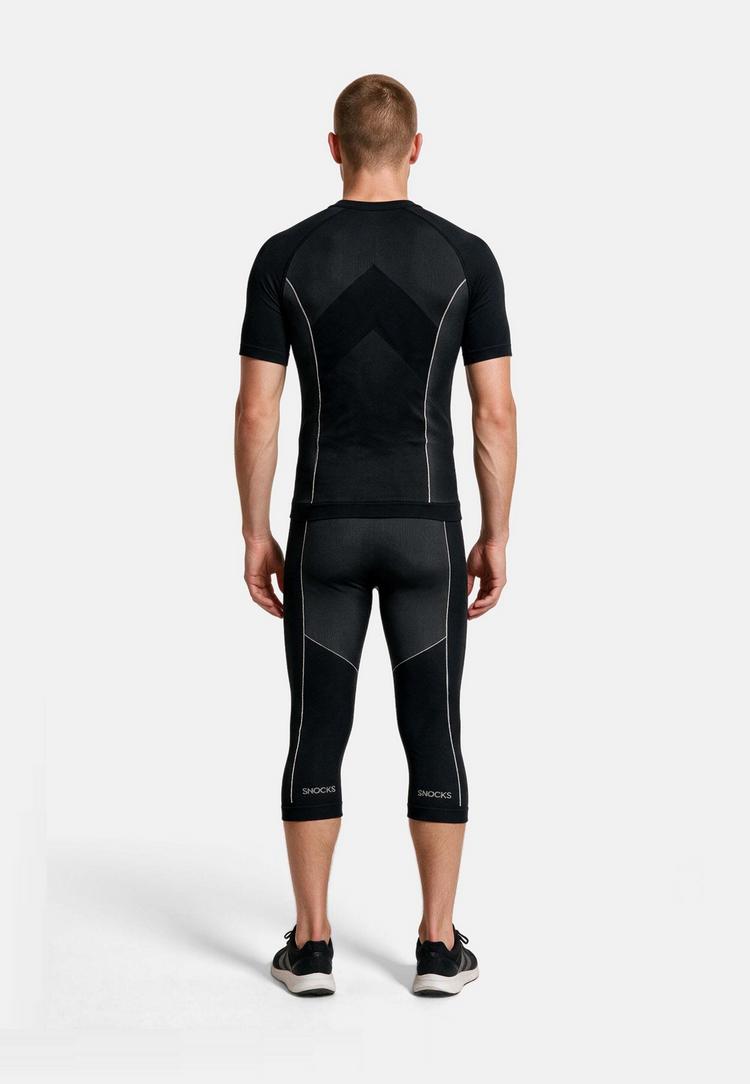 Snocks Snocks Thermounterw&auml;sche Set Herren 3/4 W&auml;scheset Herren - Black - 2 | SportScheck