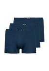 Snocks Retro Boxershorts Unterhose Herren - blau