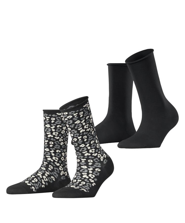 ESPRIT ESPRIT Flower Bloom SO 2-Pack Socken Damen - black (3000) - 0 | SportScheck
