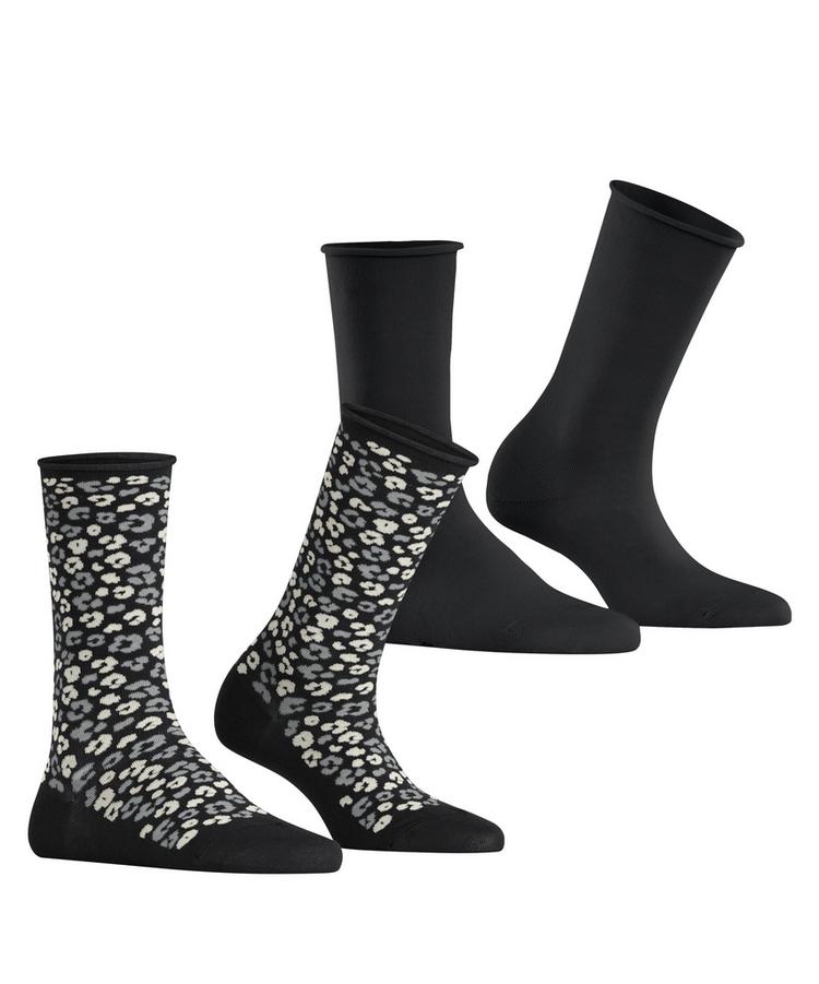 ESPRIT ESPRIT Flower Bloom SO 2-Pack Socken Damen - black (3000) - 0 | SportScheck