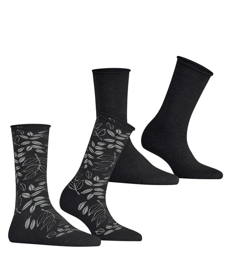 ESPRIT ESPRIT Frosted Garden SO 2P Socken Damen - black (3000) - 0 | SportScheck