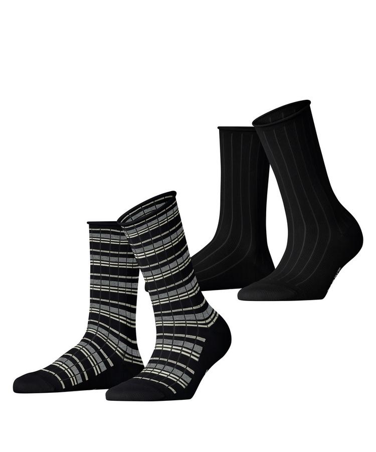 ESPRIT ESPRIT Metro Lines SO 2P Socken Damen - black (3000) - 0 | SportScheck