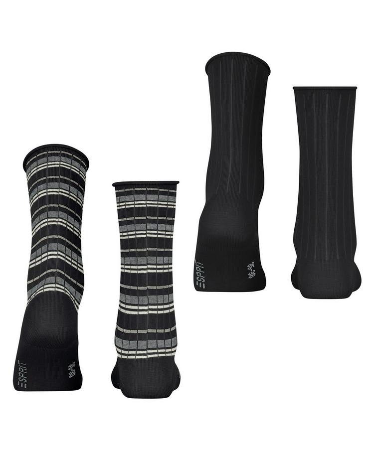 ESPRIT ESPRIT Metro Lines SO 2P Socken Damen - black (3000) - 0 | SportScheck