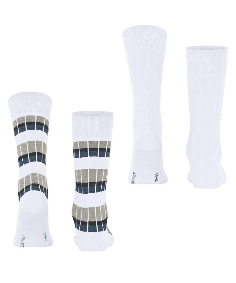 ESPRIT ESPRIT Urban Rib 2-Pack Socken Herren - white (2000) - 0 | SportScheck