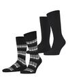 ESPRIT Urban Rib 2-Pack Socken Herren - black (3000)
