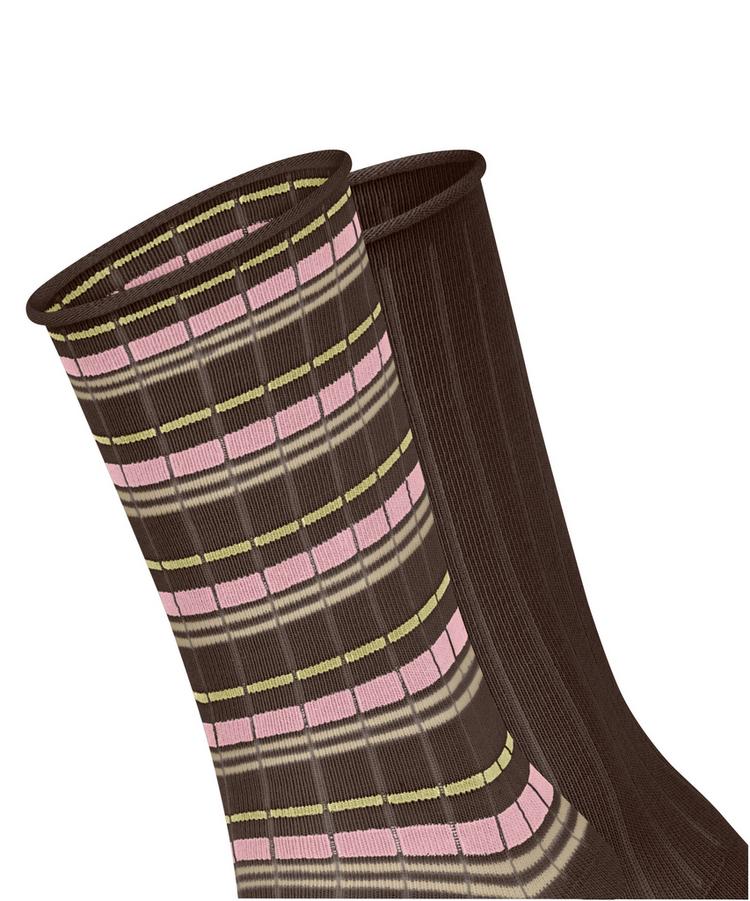 ESPRIT ESPRIT Metro Lines SO 2P Socken Damen - chocolate (5272) - 1 | SportScheck