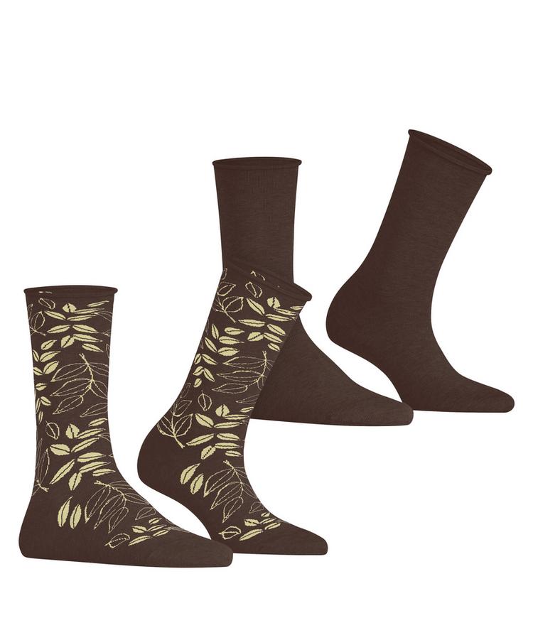 ESPRIT ESPRIT Frosted Garden SO 2P Socken Damen - chocolate (5272) - 0 | SportScheck