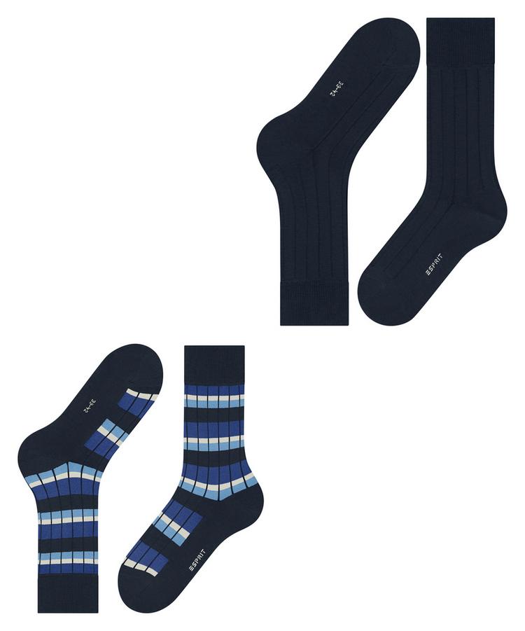 ESPRIT ESPRIT Urban Rib 2-Pack Socken Herren - marine (6120) - 2 | SportScheck