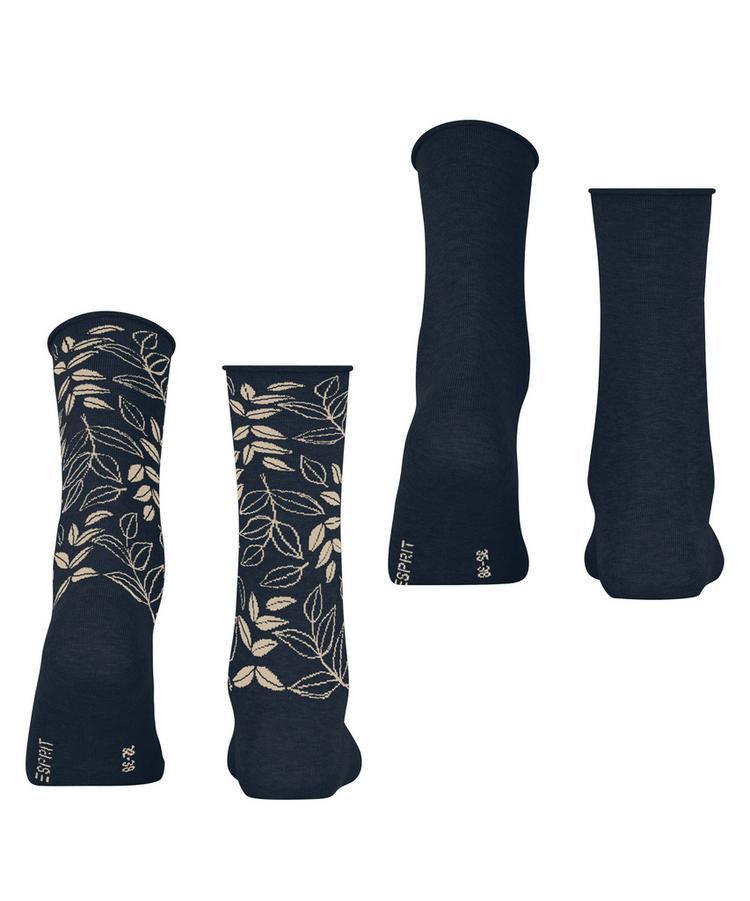 ESPRIT ESPRIT Frosted Garden SO 2P Socken Damen - marine (6120) - 0 | SportScheck