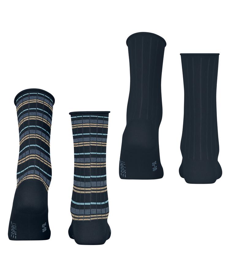 ESPRIT ESPRIT Metro Lines SO 2P Socken Damen - marine (6120) - 0 | SportScheck