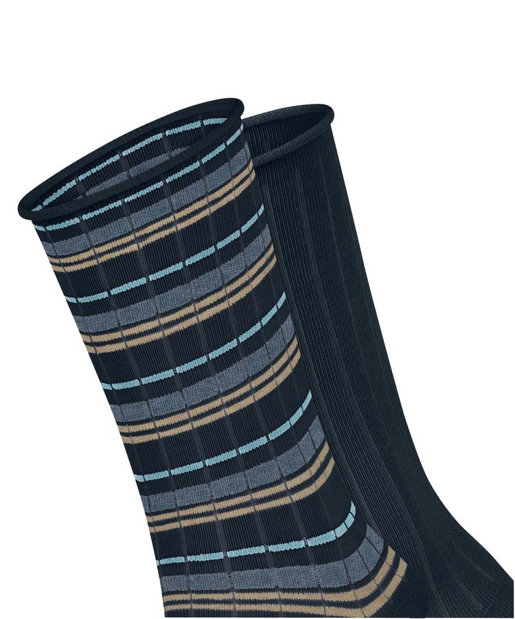 ESPRIT ESPRIT Metro Lines SO 2P Socken Damen - marine (6120) - 1 | SportScheck