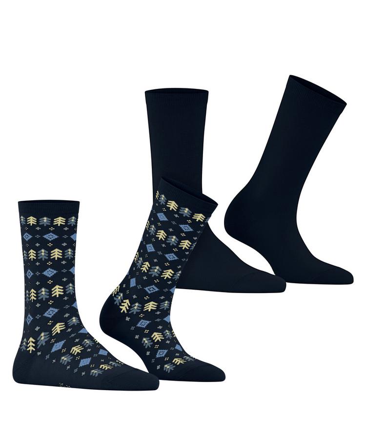 ESPRIT ESPRIT Frosty Trees SO 2P Socken Damen - marine (6120) - 0 | SportScheck