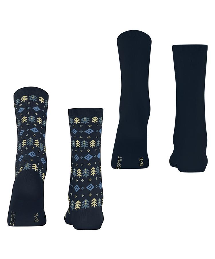 ESPRIT ESPRIT Frosty Trees SO 2P Socken Damen - marine (6120) - 0 | SportScheck