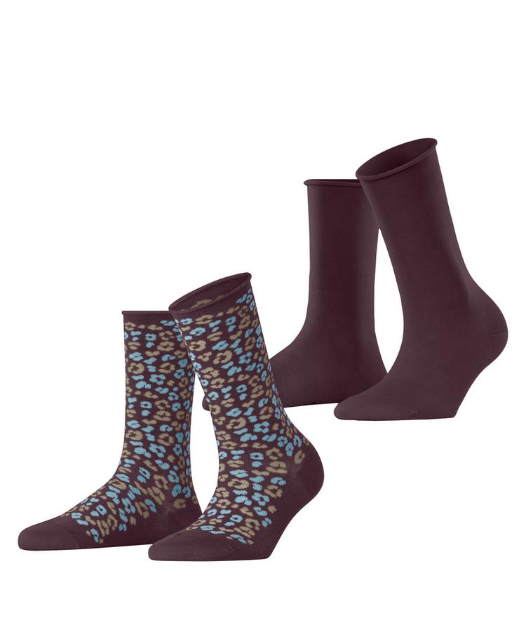 ESPRIT ESPRIT Flower Bloom SO 2-Pack Socken Damen - claret (8375) - 0 | SportScheck