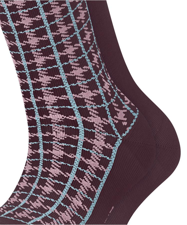 ESPRIT ESPRIT Retro Plaid 2-Pack Socken Damen - claret (8375) - 1 | SportScheck