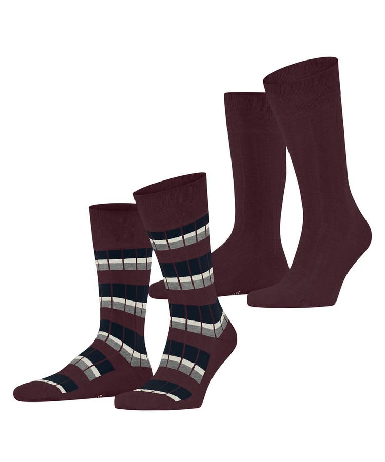 ESPRIT ESPRIT Urban Rib 2-Pack Socken Herren - claret (8375) - 0 | SportScheck