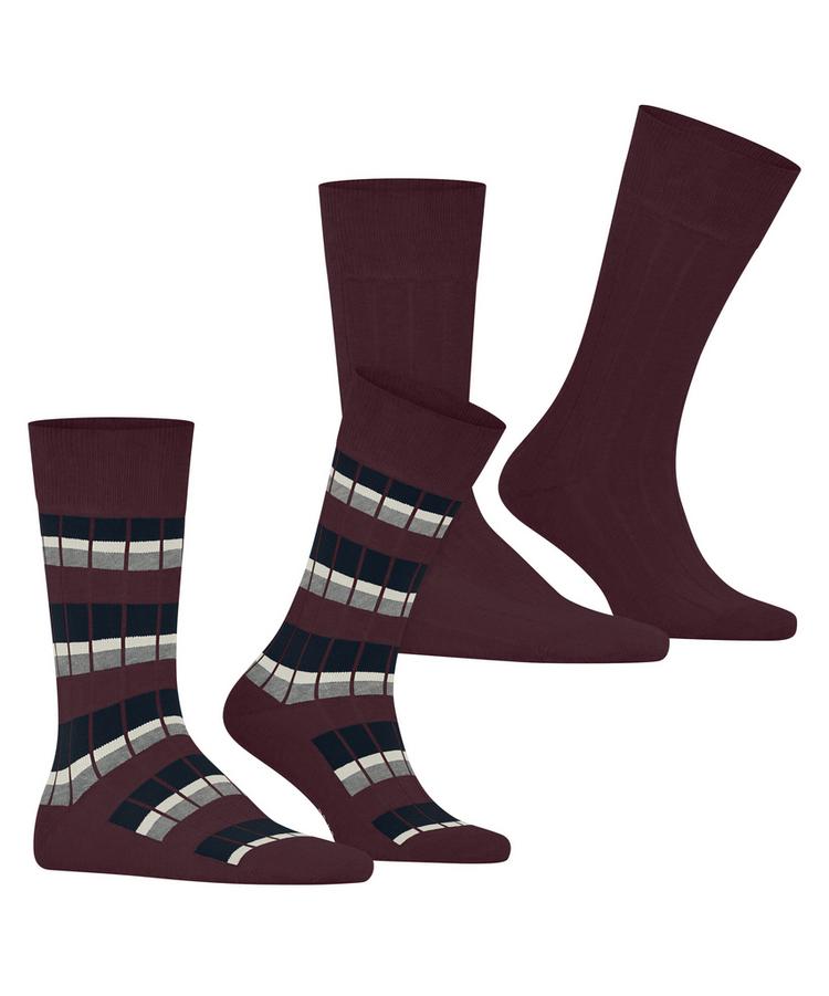 ESPRIT ESPRIT Urban Rib 2-Pack Socken Herren - claret (8375) - 0 | SportScheck