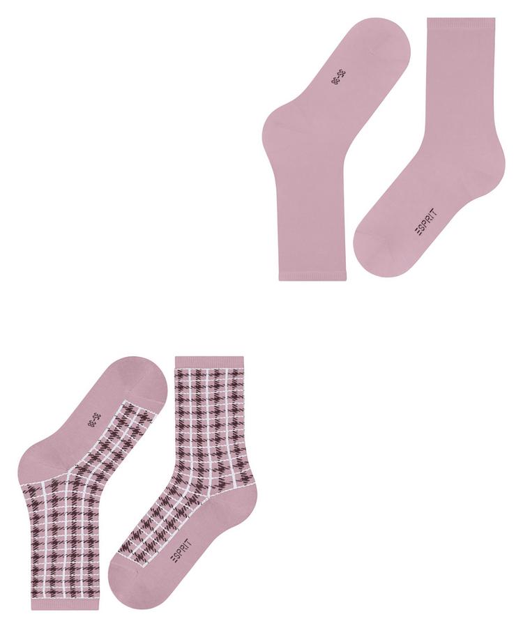 ESPRIT ESPRIT Retro Plaid 2-Pack Socken Damen - thulit (8663) - 2 | SportScheck