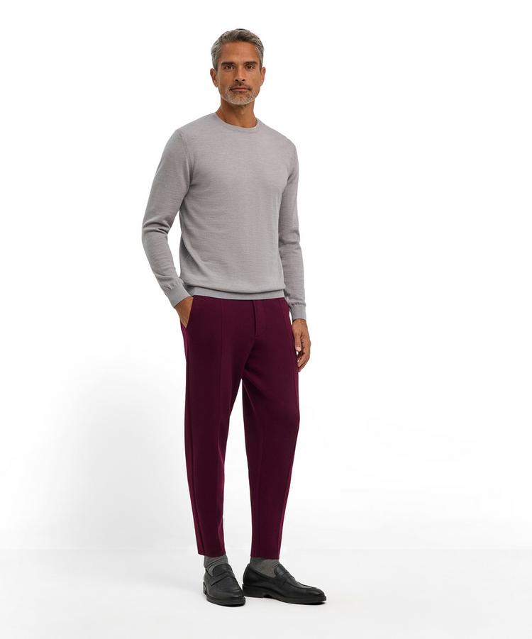 Falke Falke Merino X-Fine Crew Neck Strickpullover Herren - light grey (3400) - 1 | SportScheck