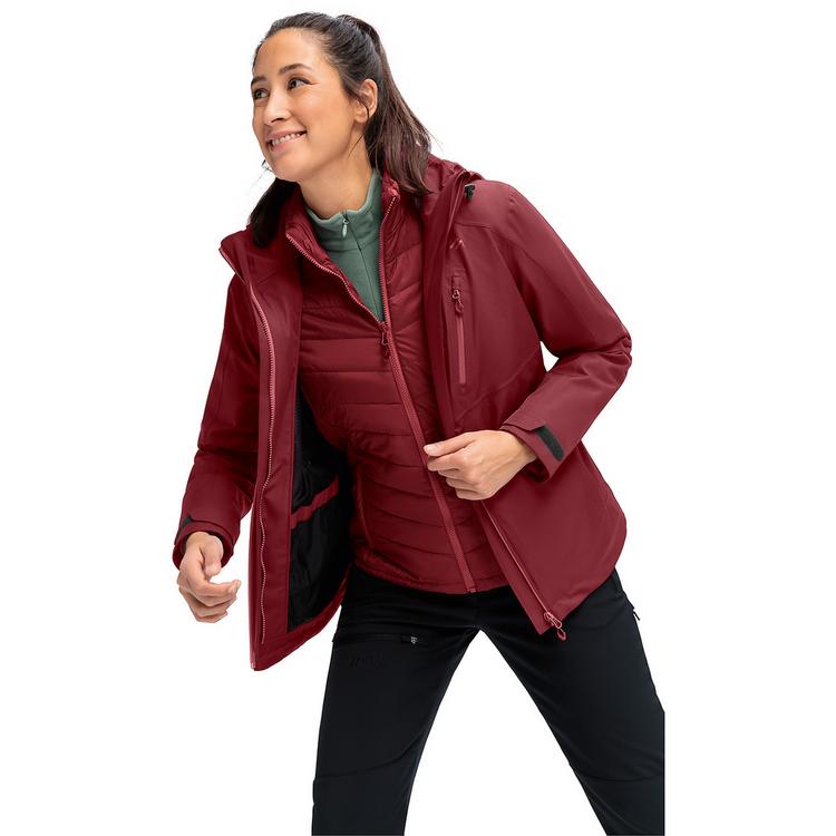 Maier Sports Maier Sports Lisbon 3in1 Funktionsjacke Damen - Rot4541 - 4 | SportScheck