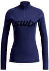 SWIX RaceX Merino Half Zip W Unterhemd Damen - dark navy