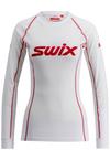 SWIX RaceX Classic Long Sleeve W Unterhemd Damen - bright white-swix red
