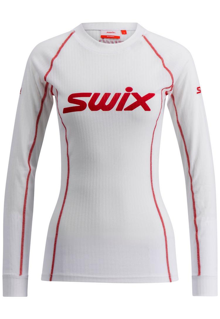 SWIX SWIX RaceX Classic Long Sleeve W Unterhemd Damen - bright white-swix red - 0 | SportScheck