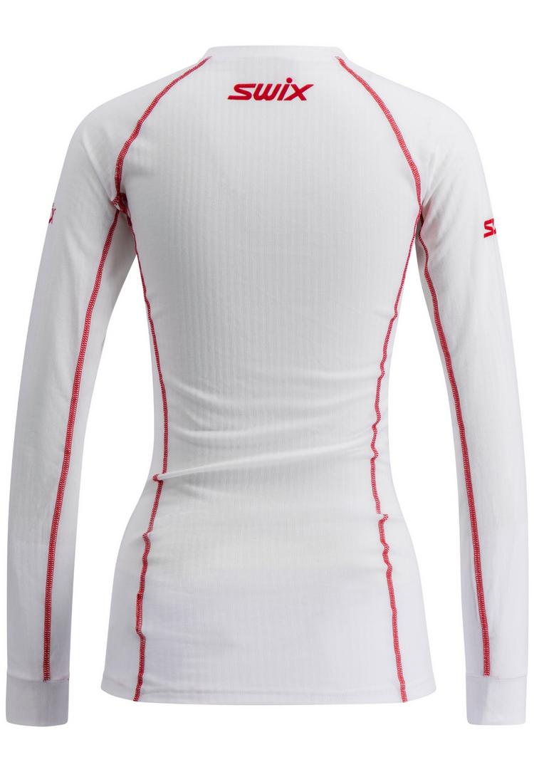 SWIX SWIX RaceX Classic Long Sleeve W Unterhemd Damen - bright white-swix red - 0 | SportScheck