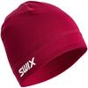 SWIX Performance Knit Beanie Bommelm&uuml;tze - cherry