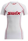 SWIX Swix RaceX Light Short Sleeve W Funktionsshirt Damen - bright white-swix red