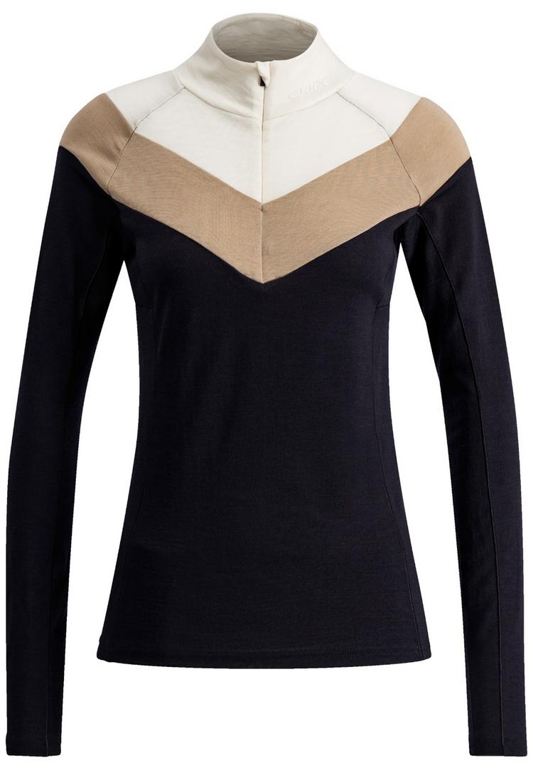 SWIX SWIX Polaris Baselayer Halfzip W Funktionsshirt Damen - jet black - 0 | SportScheck