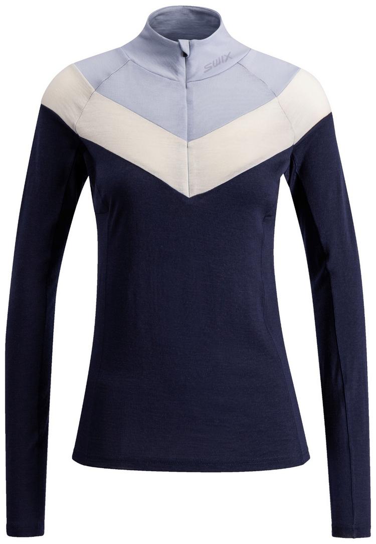 SWIX SWIX Polaris Baselayer Halfzip W Funktionsshirt Damen - dark navy - 0 | SportScheck