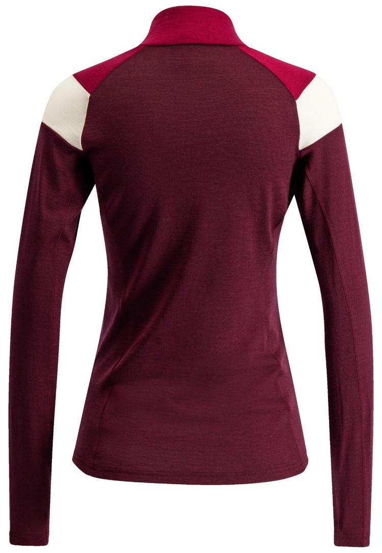 SWIX SWIX Polaris Baselayer Halfzip W Funktionsshirt Damen - cherry - 0 | SportScheck