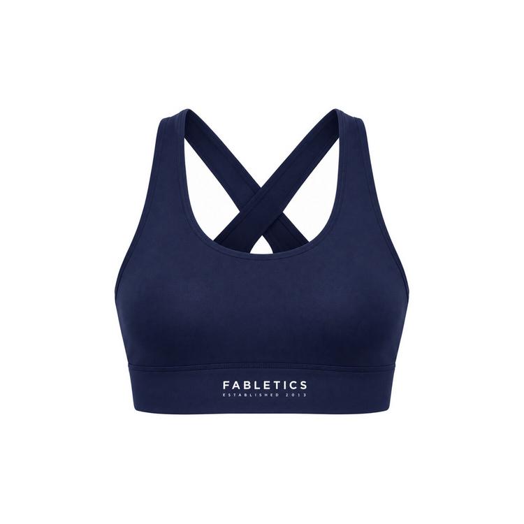 Fabletics Fabletics NO-BOUNCE HIGH IMPACT SPORTS BRA BH Damen - DEEP NAVY/CLASSIC WHITE EST. 2013 - 0 | SportScheck