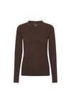 DANISH ENDURANCE Core Merino Baselayer Langarmshirt Damen - brown