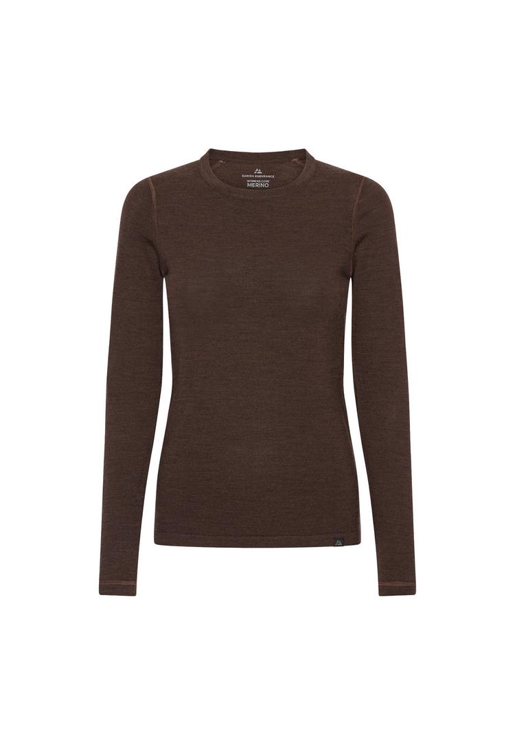 DANISH ENDURANCE DANISH ENDURANCE Core Merino Baselayer Langarmshirt Damen - brown - 0 | SportScheck