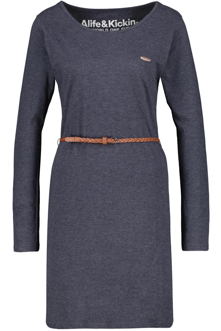 ALIFE AND KICKIN ALIFE AND KICKIN EllinAK A Kurzarmkleid Damen - marine melange - 0 | SportScheck